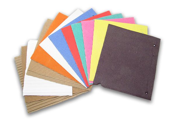 Single Face Blanco Kraft y Colores Flautas F, E, B y C